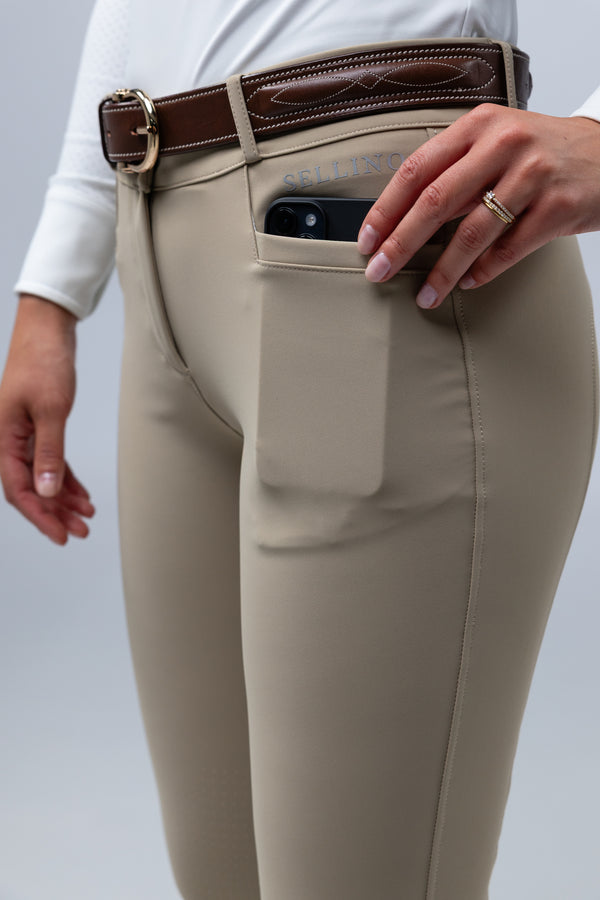 Reithose Amira Beige