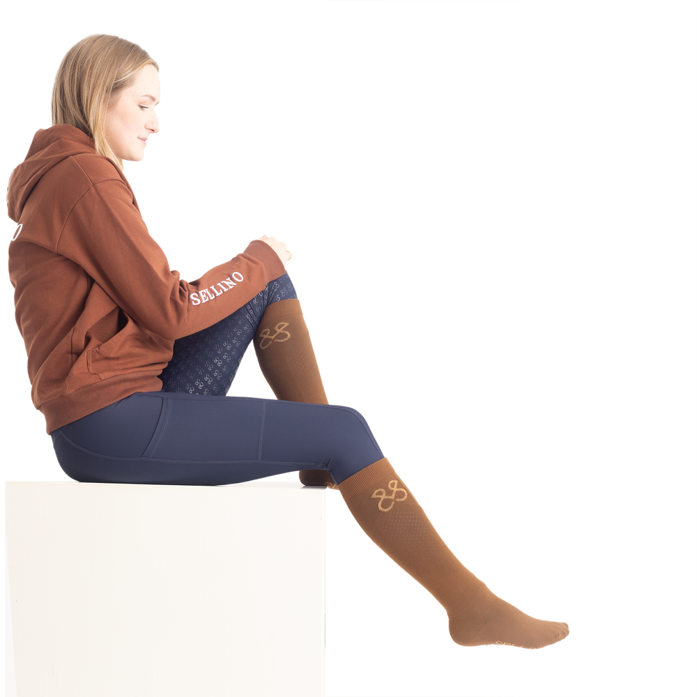 Reitsocken Sellino Brown