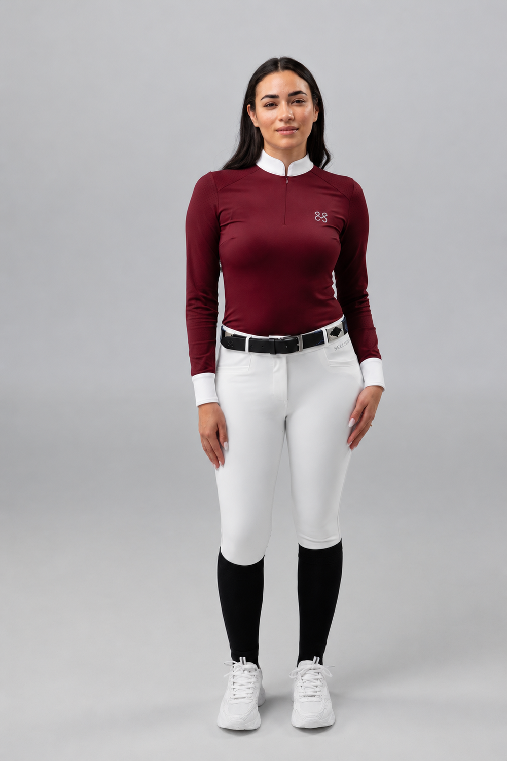Turniershirt Clara Burgundy