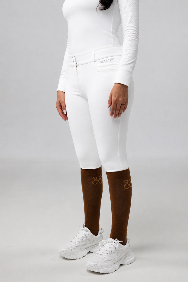 Reithose Amira White