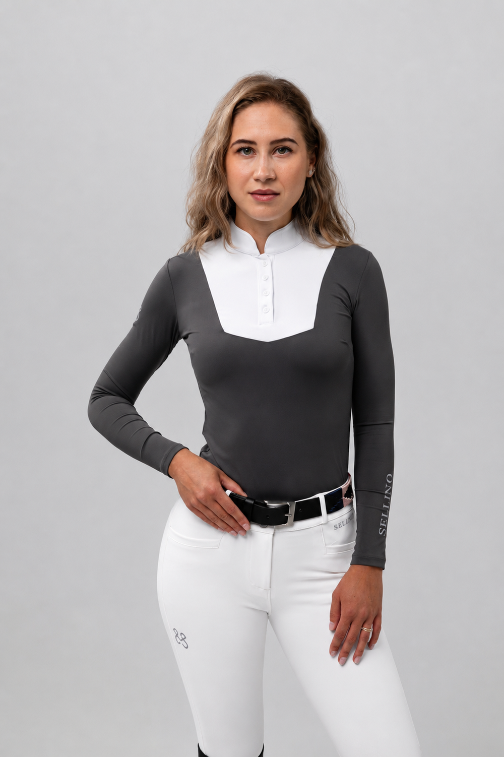 Turniershirt Mia Light Grey