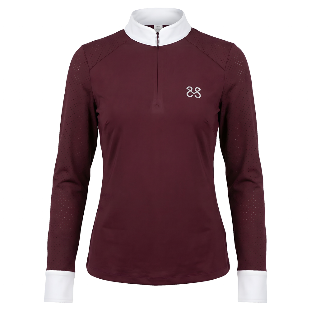 Turniershirt Clara Burgundy