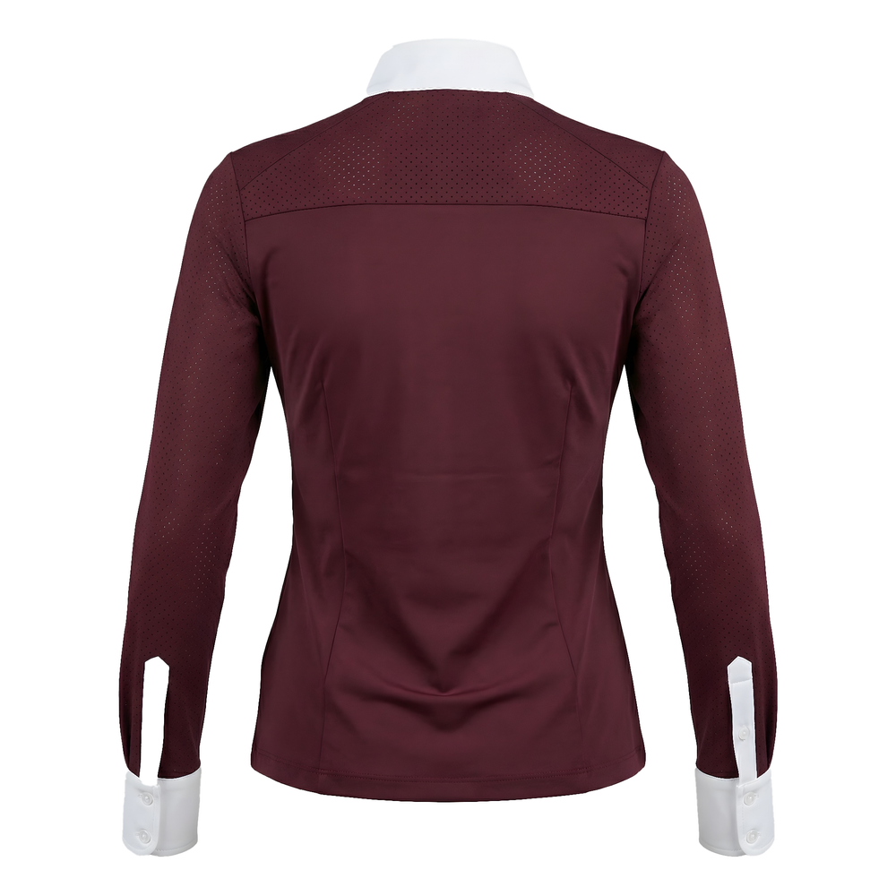 Turniershirt Clara Burgundy