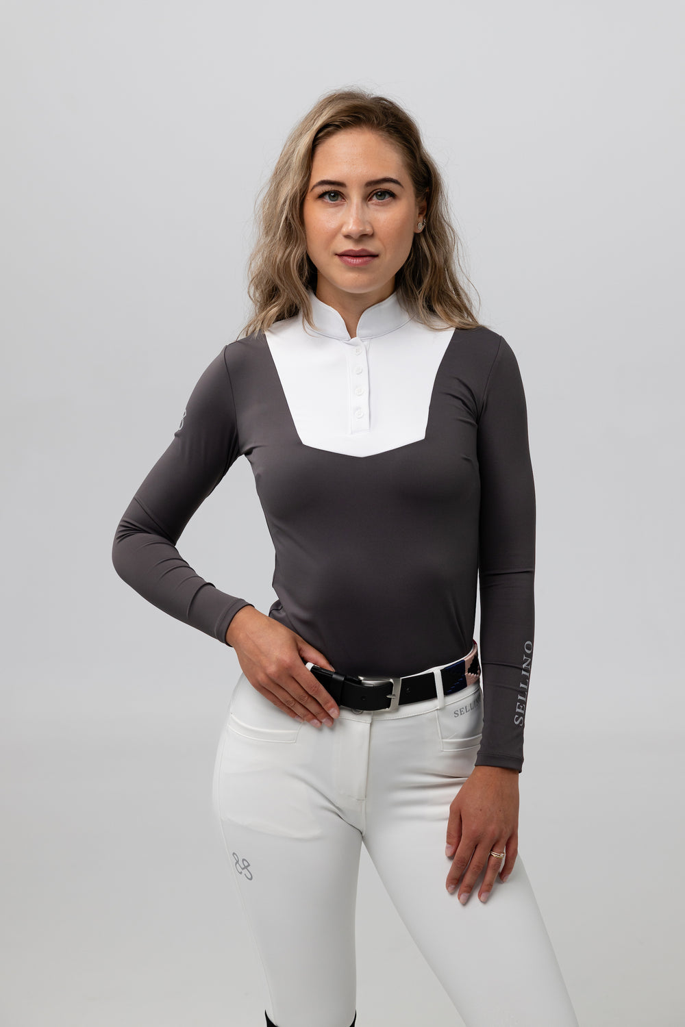 Turniershirt Mia Light Grey