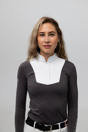 Turniershirt Mia Light Grey