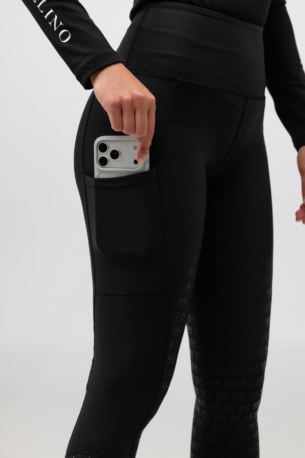 Reitleggings Selina Black
