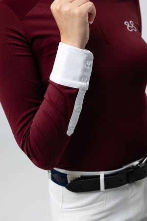 Turniershirt Clara Burgundy