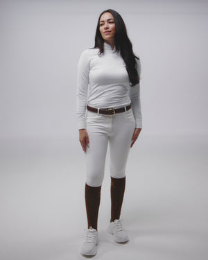 Reithose Amira White